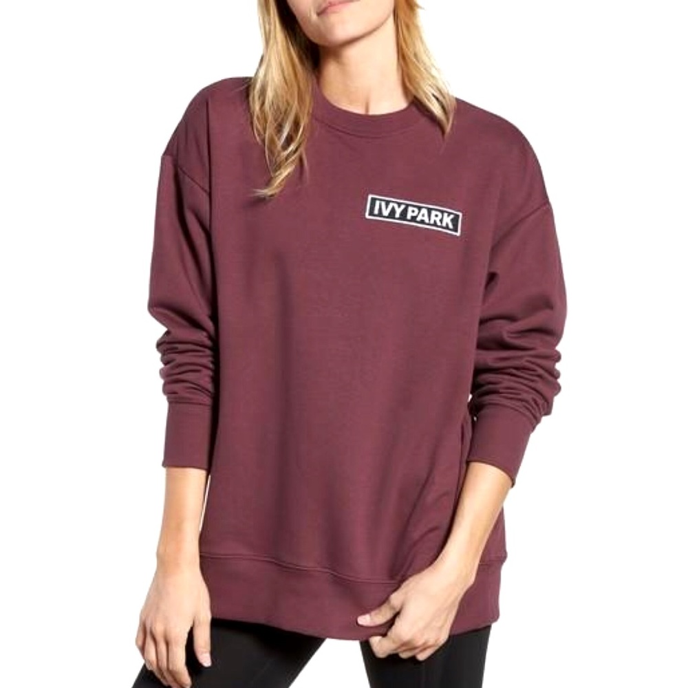 SOLD | IVY PARK | FLAG BADGE OVERSIZE SWEATSHIRT
